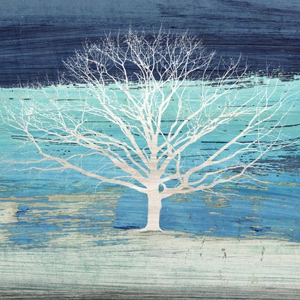 Framed Treescape #3 (detail) Print