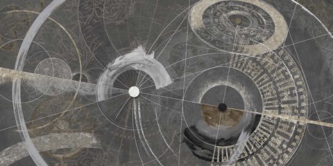 Framed Proiezioni Zodiacali Print