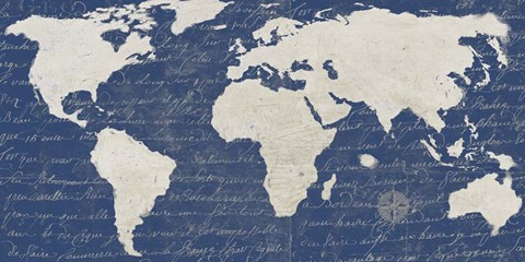 Framed Geo Blueprint Special Print