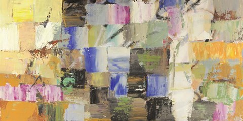 Framed Concetti Dimensionali (detail) Print