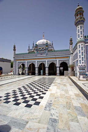 Framed Shrine Of Shah Abdul Latif Bhittai, Bhit Shah, Sindh, Pakistan Print