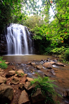 Framed Ellinjaa Falls,  Waterfall Circuit, Queensland, Australia Print