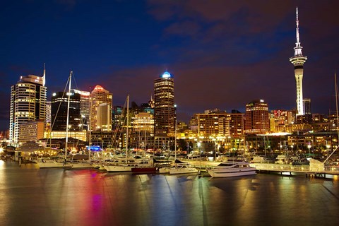 Framed Auckland, North Island, New Zealand Print