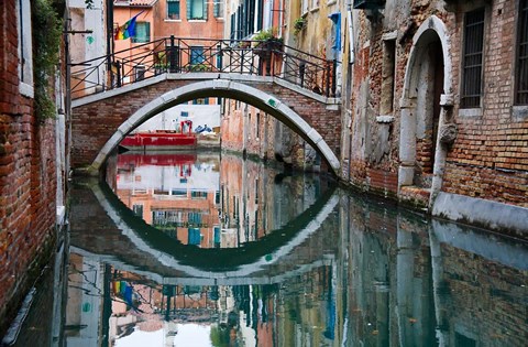 Framed Italy, Venice, Canal Print