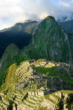 Framed Peru, Machu Picchu, Morning Print