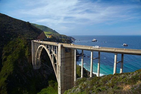 Framed Bixby Creek Bridge, California Print