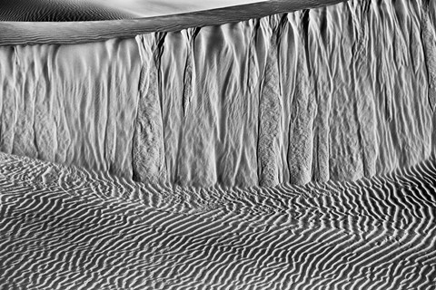 Framed California, Valley Dunes Wall (BW) Print