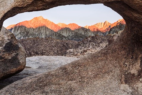 Framed California, Alabama Hills, Mobius Arch Print