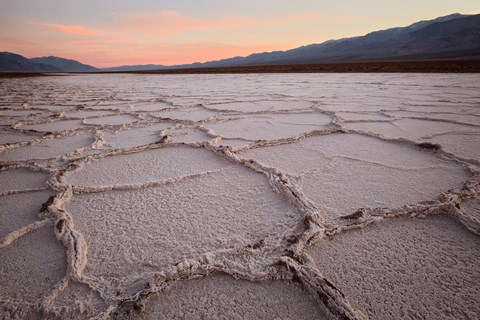 Framed California, Death Valley Salt Flats Print