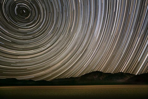 Framed California, Death Valley Star Streaks Print