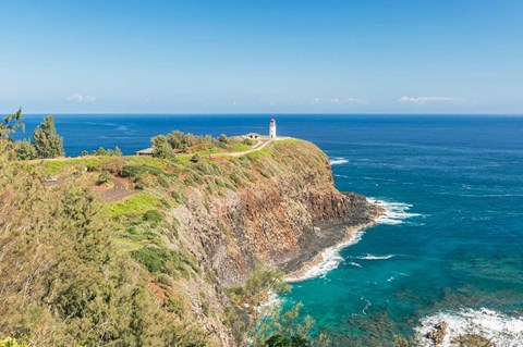 Framed Kilauea Lighthouse, Kauai, Hawaii Print