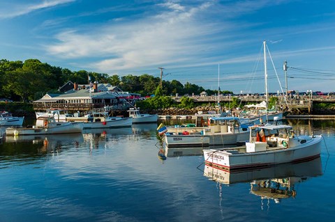 Framed Perkins Cove, Maine Print