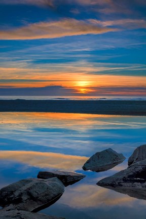 Framed Cape May Sunset, New Jersey Print