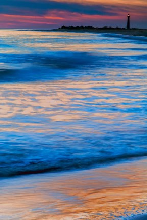 Framed Cape May Lighthouse, New Jersey Print