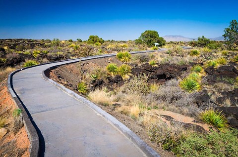 Framed Malpais Nature Trail, New Mexico Print