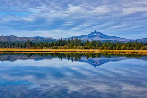 Framed Black Butte Ranch Panorama, Oregon Print