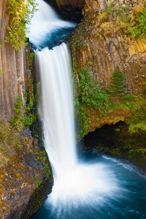 Framed Toketee Falls, Umpqua National Forest, Oregon Print