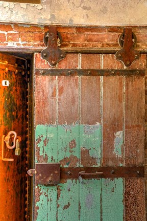 Framed Abandoned Prison Detail, Pennsylvania Print