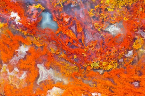 Framed Warm Agate Design Print