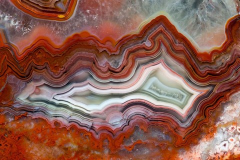 Framed Mexican Crazy Lace Agate II Print