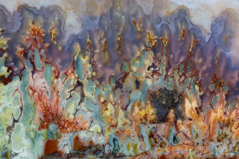 Framed Prudent Man Agate III Print