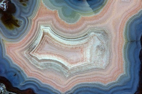 Framed Banded Agate XV Print