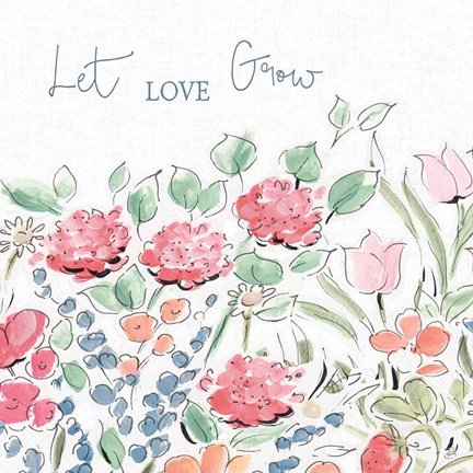 Framed Springtime VII Print