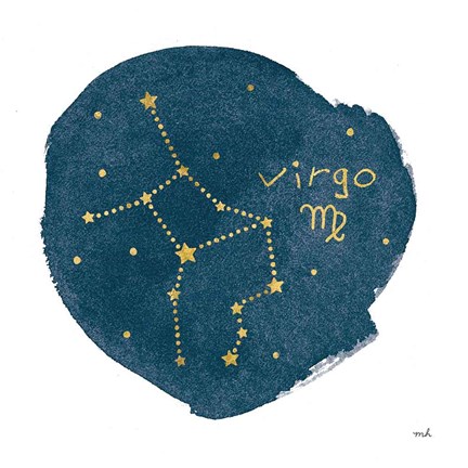 Framed Horoscope Virgo Print