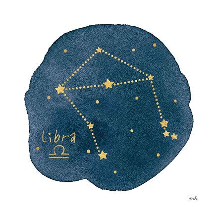 Framed Horoscope Libra Print