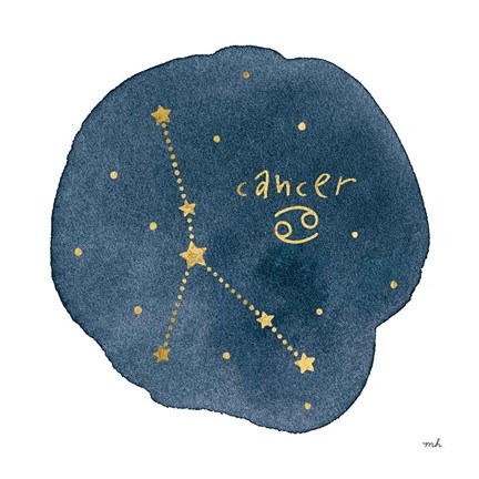 Framed Horoscope Cancer Print