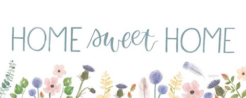 Framed Spring Sentiments IV on White Print