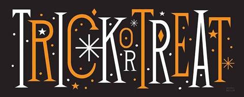 Framed Festive Fright Trick or Treat III Print