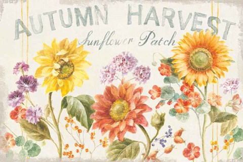 Framed Floursack Autumn IX Print