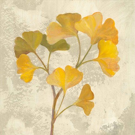 Framed November Leaves III Print