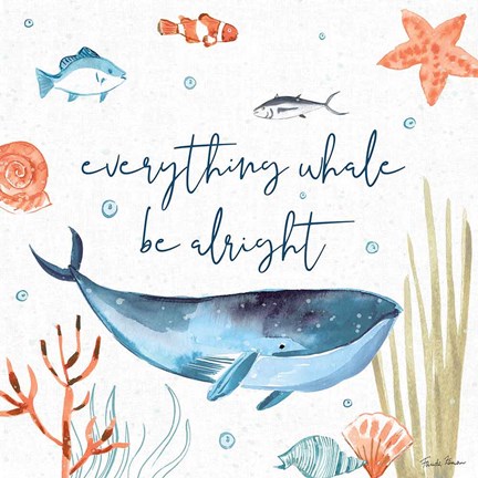 Framed Whale Tale IV Print