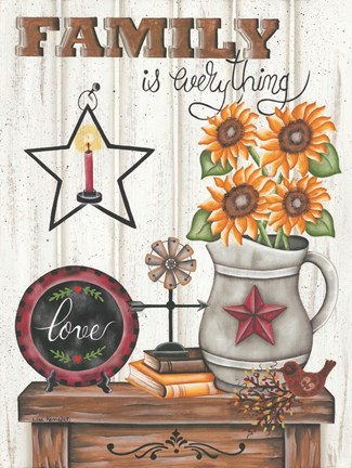 Framed Family is Everything Print