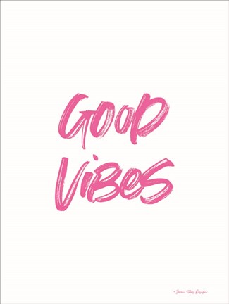 Framed Good Vibes Print