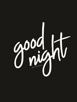 Framed Good Night Print
