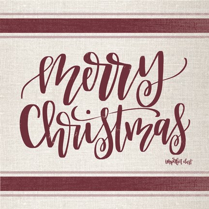 Framed Merry Christmas Print