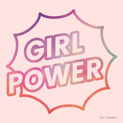 Framed Girl Power I Print