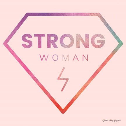 Framed Strong Woman Print