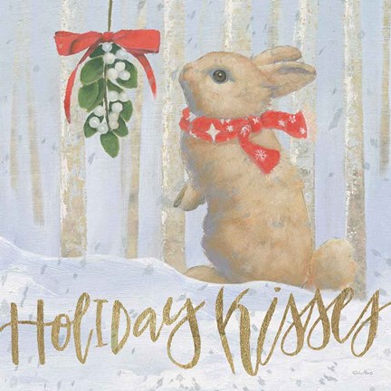 Framed Christmas Critters Bright IV Print