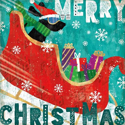 Framed Merry Making III Print