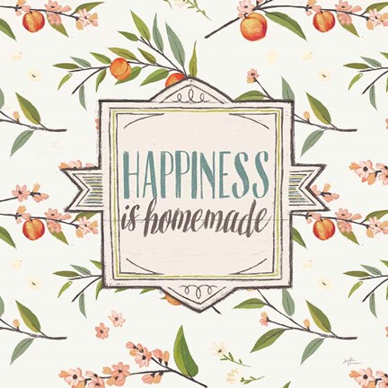 Framed Sweet Life VI White v2 Print