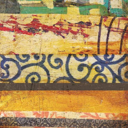 Framed Urban Mixed Bag III Print