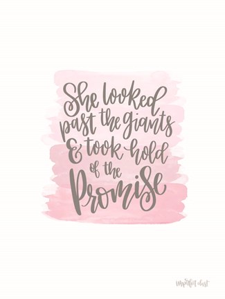 Framed Promise Print