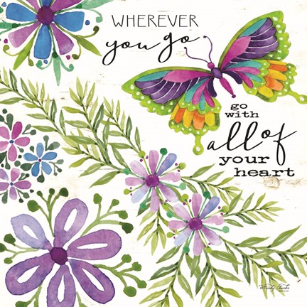 Framed Wherever You Go Print