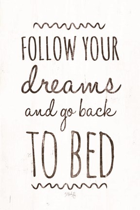 Framed Follow Your Dreams Print