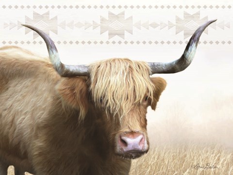 Framed Get Your Horns Up Print