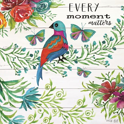 Framed Every Little Moment Matters Print